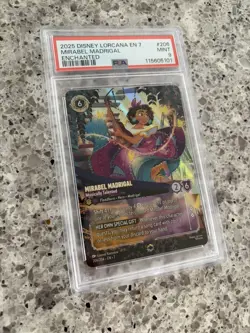 2025 Disney Lorcana Mirabel Madrigal Enchanted Archazia’s Island PSA 9 206/204 - Image 1