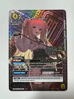 Union Arena: Goddess of Victory NIKKE - Yuni (R*) - UE14BT/NIK-1-027 - Image 1