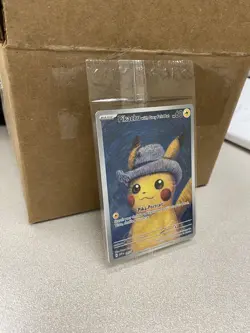 PIKACHU VAN GOGH WITH GREY FELT HAT SVP EN 085 PROMO POKEMON CARD-SEALED - Image 3