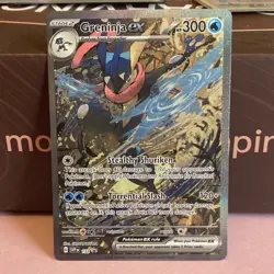 Greninja ex Full Art Holo Black Star Promo SVP Pokemon TCG Card 132 - Image 1