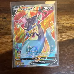 Dragapult V 183/192 Rebel Clash NM Full Art Ultra Rare Pokemon Card - Image 1