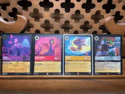 Disney Lorcana Legendary Lot 8x Cards Mixed Sets - Stitch, Hades, Mickey & More - Image 3