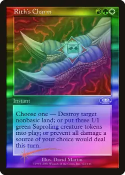 Rith's Charm FOIL Planeshift PLD White Red Green Uncommon MAGIC CARD ABUGames - Image 1