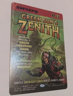 1x MTG Green Sun's Zenith (Showcase) NM Special Guests Rare Commander Modern - Image 1