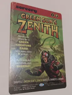 1x MTG Green Sun's Zenith (Showcase) NM Special Guests Rare Commander Modern - Image 2