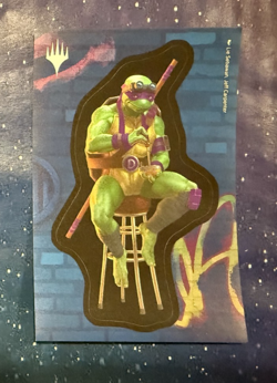 Magic The Gathering Teenage Mutant Ninja Turtles Donatello Sticker TMNT MTG 🔥 - Image 1