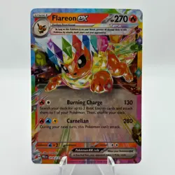 Flareon ex SV: Prismatic Evolutions 014/131 Double Rare Holofoil Pokemon TCG NM - Image 1