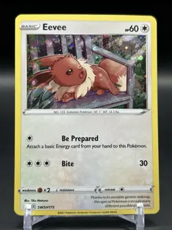 Pokemon TCG Eevee SWSH175 SWSH Black Star Promos NM - Image 1