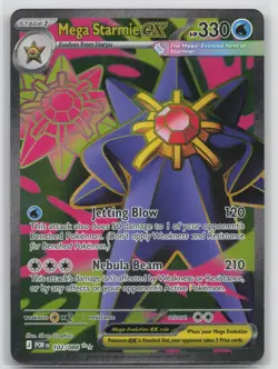 Mega Starmie ex 102/088 ME03: Perfect Order Ultra Rare Pokemon TCG Card - Image 1