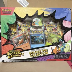 Pokemon TCG: Ascended Heroes First Partner Deluxe Pin Collection Sealed Box - Image 1