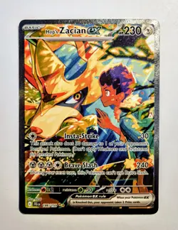 Hop's Zacian ex SIR SV09: Journey Together 186/159 Pokemon TCG NM HOLO Rare - Image 1