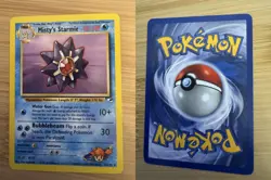 Pokemon WOTC TCG Vintage Misty's Starmie 056/132 Gym Heroes Regular LP - Image 1
