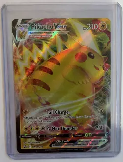 Pokemon TCG SWSH286 Pikachu VMAX Black Star Promo Crown Zenith - Image 3