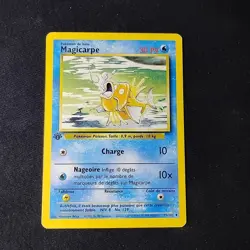 Pokemon TCG Magikarp Base Set French Magicarpe 35/102 1st Edition NM - Image 1