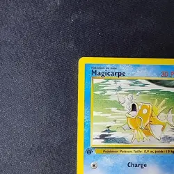 Pokemon TCG Magikarp Base Set French Magicarpe 35/102 1st Edition NM - Image 2