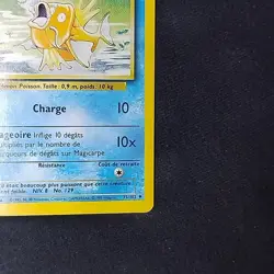 Pokemon TCG Magikarp Base Set French Magicarpe 35/102 1st Edition NM - Image 4