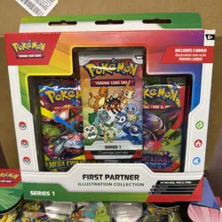 Pokemon TCG First Partner Illustration Collection Series 1 New Sealed - Image 1
