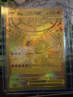 Pokemon Mega Zygarde ex Gold Hyper Rare 124/088 Perfect Order READY TO SHIP - Image 3