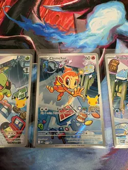 Pokemon First Partner Series 1 Illustration Piplup, Chimchar & Tirtwig Promo NM - Image 3