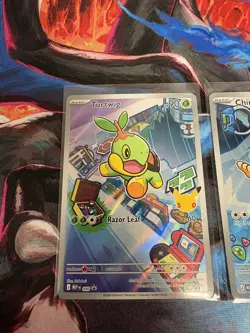 Pokemon First Partner Series 1 Illustration Piplup, Chimchar & Tirtwig Promo NM - Image 4