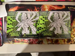 x2 Pokemon Center Perfect Order Exclusive Elite Trainer Box ETB Sealed Pokemon - Image 1
