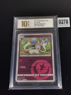 Sylveon 09 01/15 Energy Symbol Reverse Holo Pokemon S. Chinese-Pyxis gold 10 - Image 1