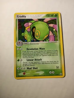 Cradily 3/92 EX Legend Maker Holo Rare Pokemon - Near Mint+ - Image 1