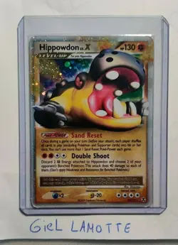 Pokemon Hippowdon lv.X 107/111 Good Condition - Image 1
