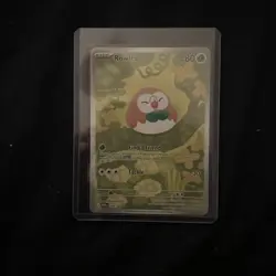 Pokemon TCG Rowlet 090/088 Perfect Order Illustration Rare - Image 1