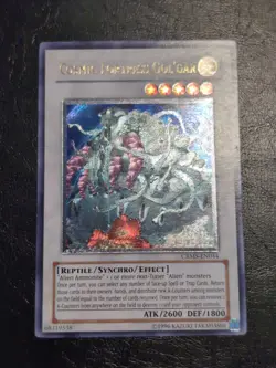 Yu-Gi-Oh! ULTIMATE RARE CARD COSMIC FORTRESS GOL'GAR CRMS-EN044 VLP - Image 1