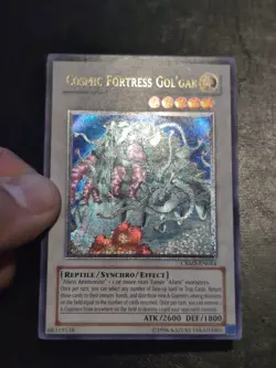 Yu-Gi-Oh! ULTIMATE RARE CARD COSMIC FORTRESS GOL'GAR CRMS-EN044 VLP - Image 2