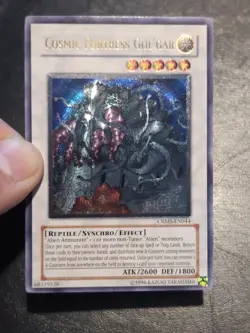Yu-Gi-Oh! ULTIMATE RARE CARD COSMIC FORTRESS GOL'GAR CRMS-EN044 VLP - Image 4