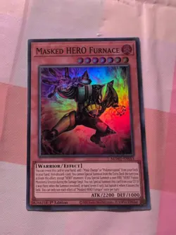Yu-Gi-Oh! MZMU-EN015 - Masked HERO Furnace - 1st edition - Super Rare - Image 1