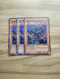 Yu-Gi-Oh! - Zombyra The Dark 3X - Complete Playset Of Commons - Image 1