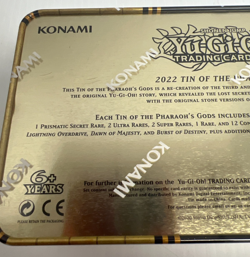 KONAMI Yu-Gi-Oh 2022 Tin Of The Pharaoh's Gods English Edition ~Factory Sealed~ - Image 3