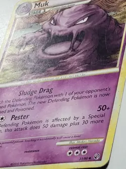 Muk 31/90 HP - Undaunted Pokemon Card - Midori Harada Art - Image 2