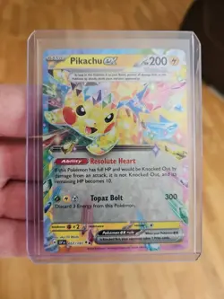 Pikachu EX Holo Double Rare Card 57/191 SV Surging Sparks Series NM - Image 1