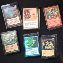 Magic: The Gathering Exodus Card Lot Vintage 1997 English Rare Uncommon Common - Image 4