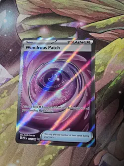 Pokemon Wondrous Patch Trainer-Item 117/088 POR Holo Uncommon English Card - Image 1