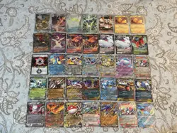 Pokemon TCG 35 Card Lot - EX, V, Illustration, Prism, Etc. - Image 1