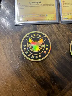 Pokemon Pikachu Day 2026 Basic Card Lot 2 Cards 2 Coins English Pokemon Day Set - Image 2