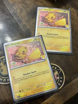 Pokemon Pikachu Day 2026 Basic Card Lot 2 Cards 2 Coins English Pokemon Day Set - Image 3