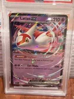 PSA 9 - 2024 S&V Surging Sparks Latias ex 076/191 Pokemon Card - Image 2