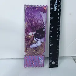 Kafka Violin Ticket Shape Snowglobe Thick Acrylic Trading Card Anime Waifu NEW - Image 5