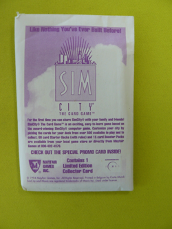 Lot of 15 Sim City Promos -- Mayfair Games -- LP -- Sim City The Card Game - Image 2