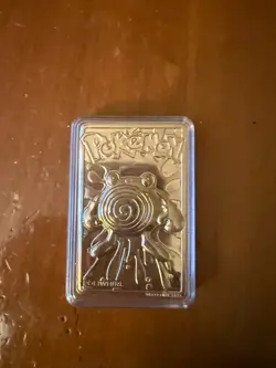 Pokemon 23K Gold Plated Trading Card | #61 Poliwhirl | Burger King Edition - Image 1
