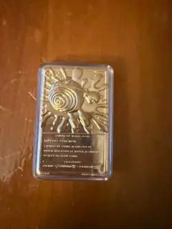 Pokemon 23K Gold Plated Trading Card | #61 Poliwhirl | Burger King Edition - Image 2