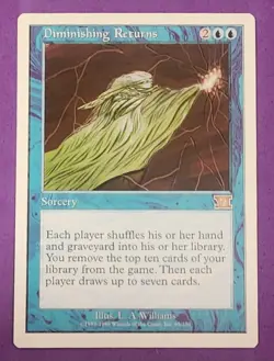 MTG Magic The Gathering - Diminishing Returns - Classic 6th Edition NM/M - Image 1