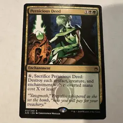 Pernicious Deed Masters 25 Regular LP MTG Magic the Gathering - Image 1