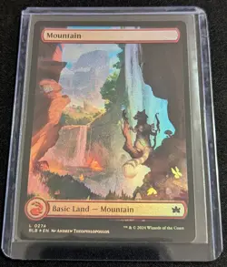 MTG - Mountain (0274) FOIL Bloomburrow - Pack Fresh!! - Image 2